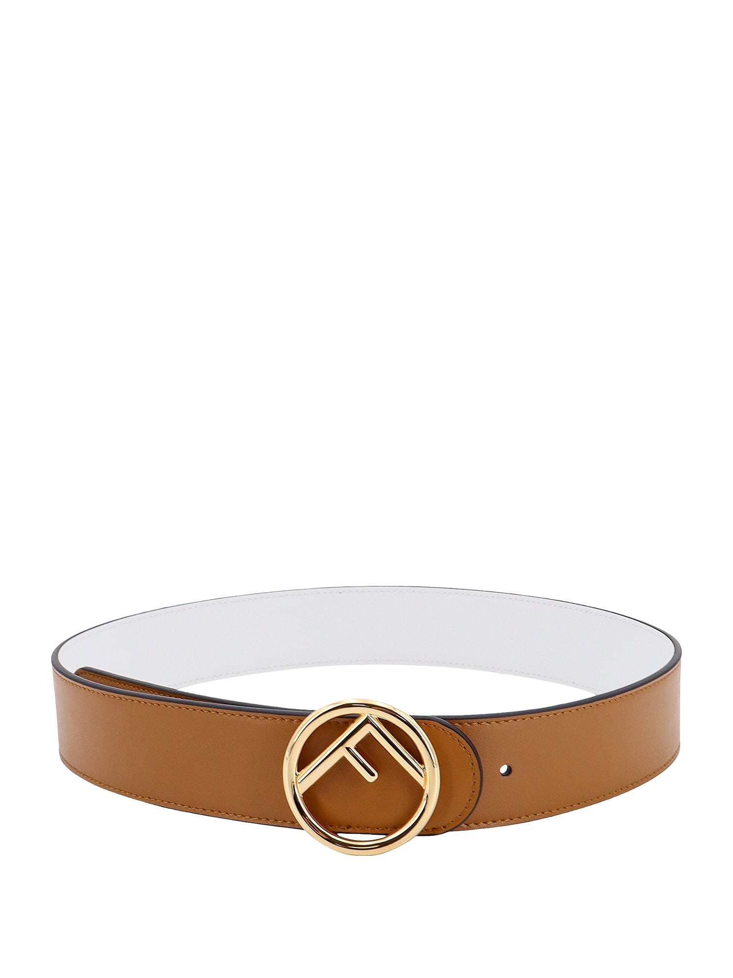 Shop Fendi F Is  Belt In Brown