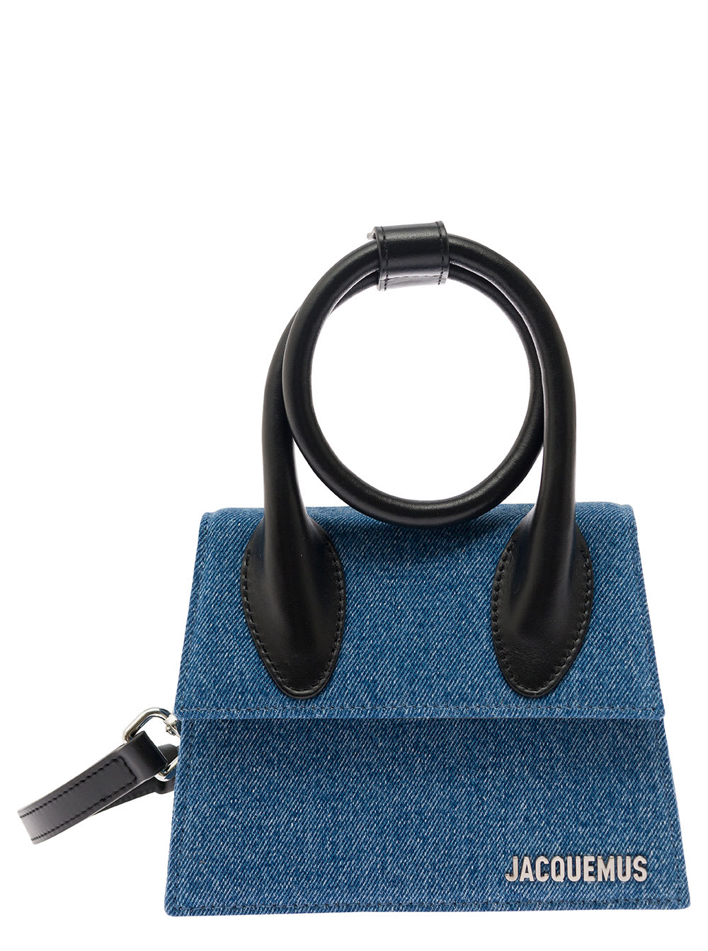 Shop Jacquemus Le Chiquito Noeud In Blu