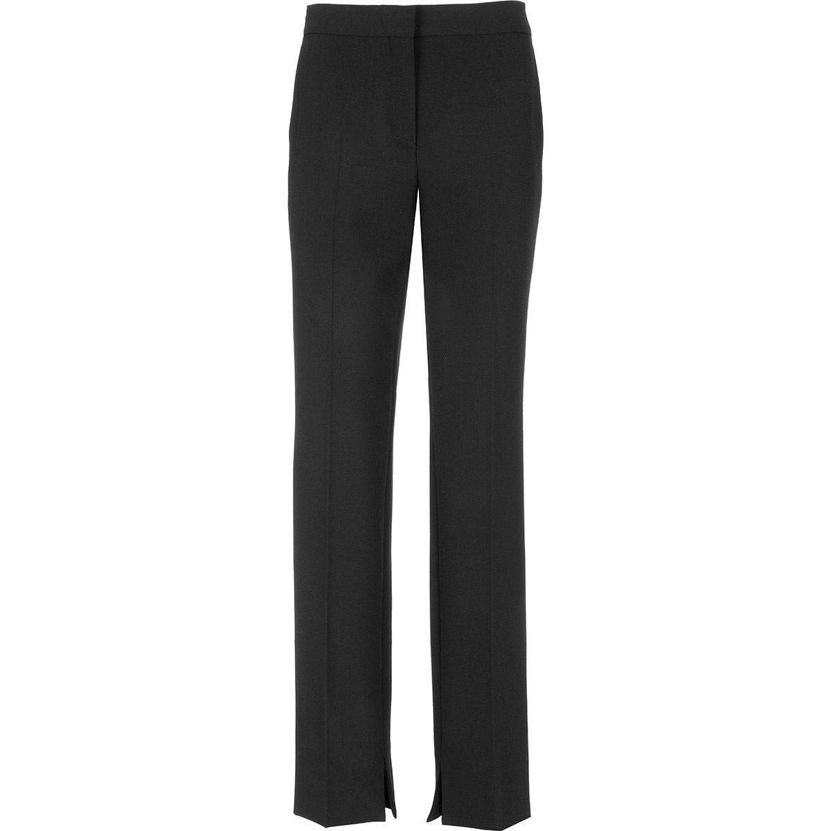 Shop Stella Mccartney Split Cuff Straight Leg Trousers In Default Title