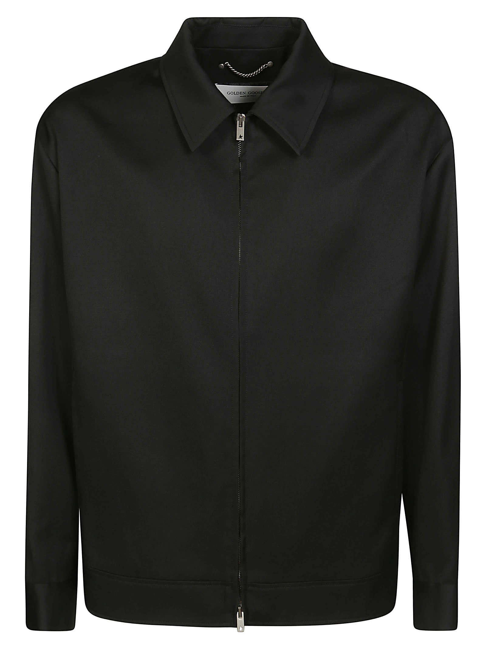 Shop Golden Goose Overshirt In Black