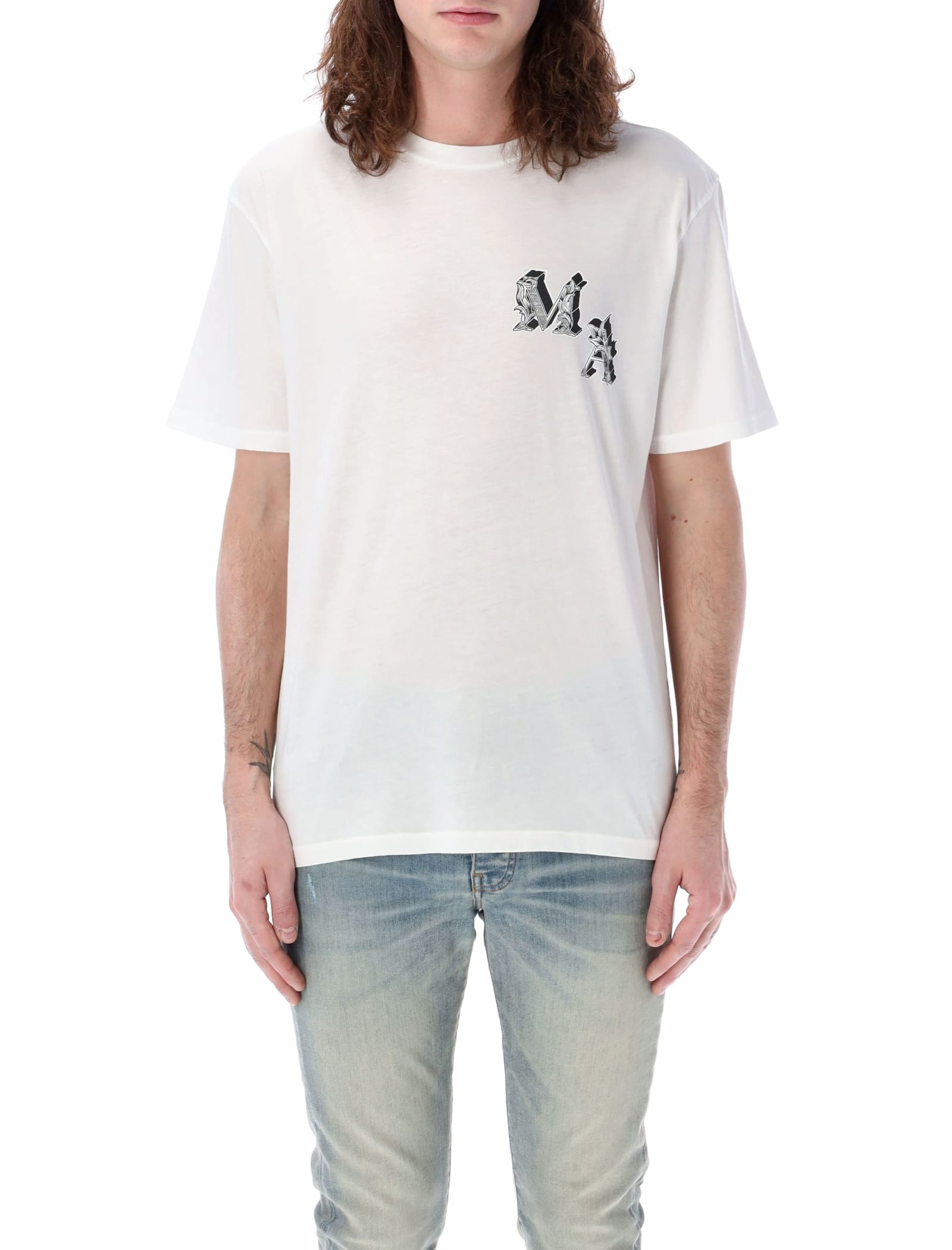 Shop Amiri Angel T-shirt In White