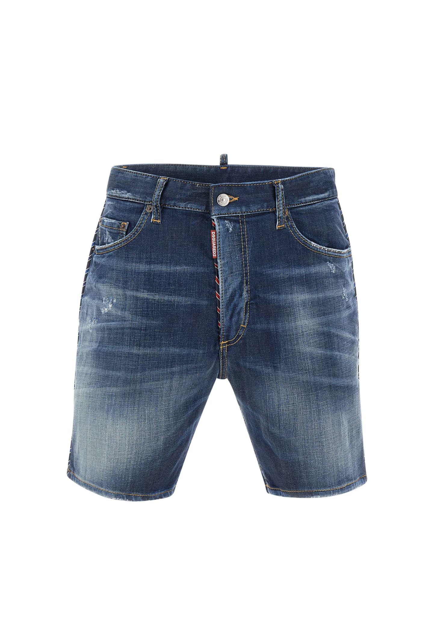 Shop Dsquared2 Marine Shorts In C