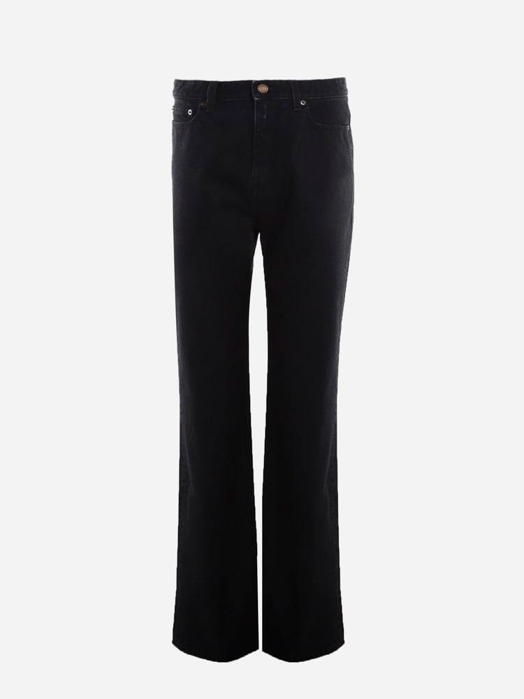 SAINT LAURENT SAINT LAURENT 90S HIGH-WAISTED COTTON JEANS