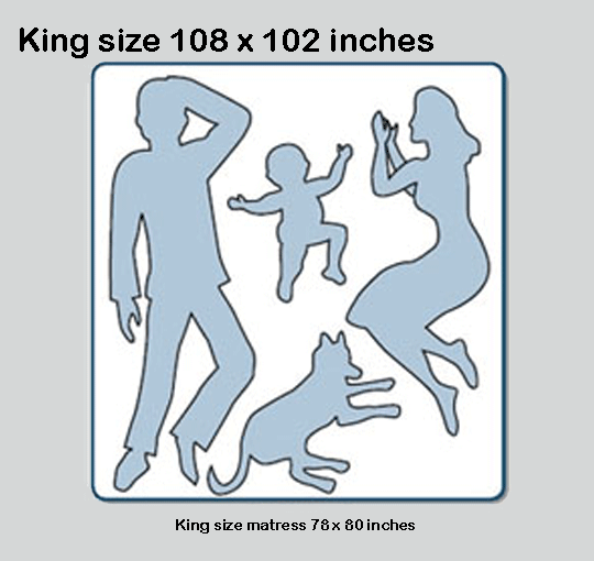 king sheet and matress size