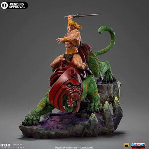 Iron Studios Masters of the Universe He-Man and Battle Cat 1/10 Art Scale Statue