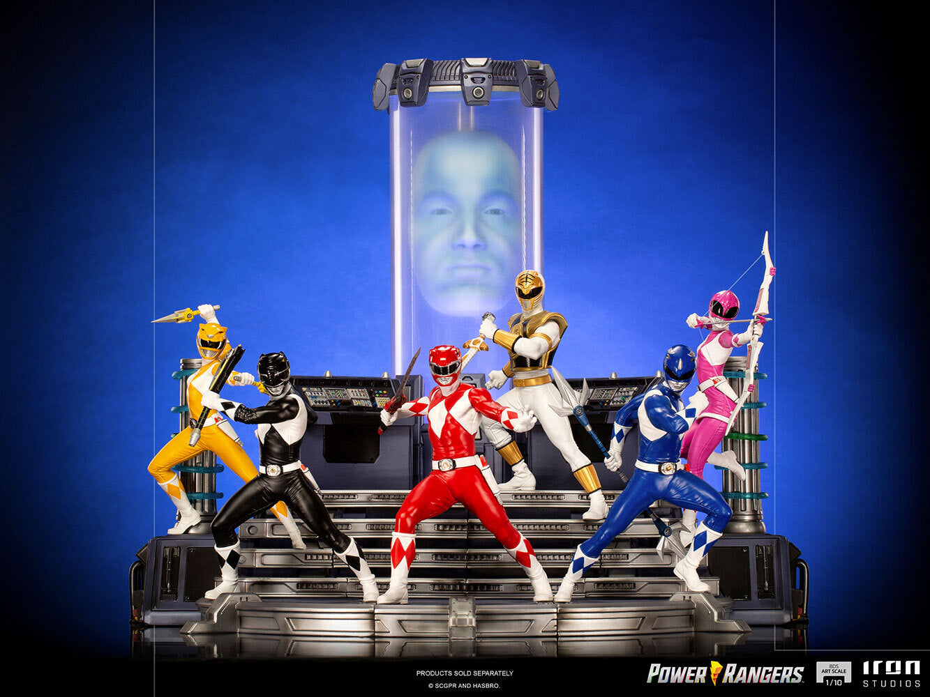 Iron Studios Mighty Morphin Power Rangers 1:10 Scale Statue Set