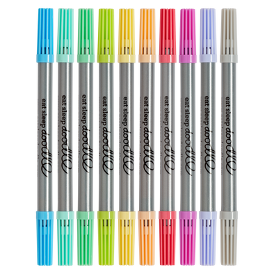 artist set of 20 coloured wash-out pens