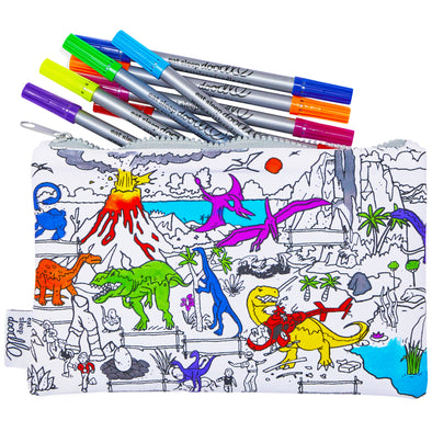 space explorer pencil case - color in & learn – eatsleepdoodle (USA)