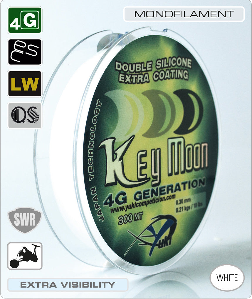 Inova Slik Mono Fishing Line 1/4lb Spools Grey Steel Colour