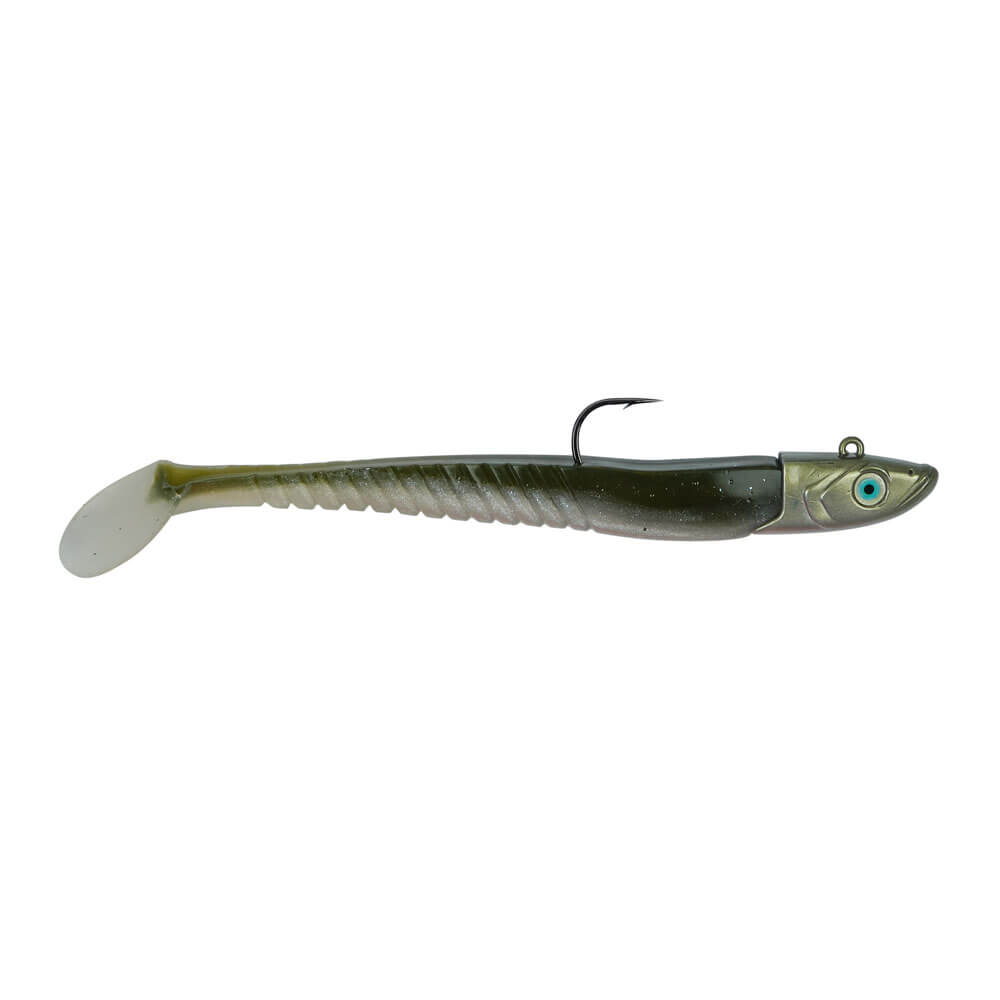 Axia Mighty Minnow Soft Fishing Lure Set With Tackle Box