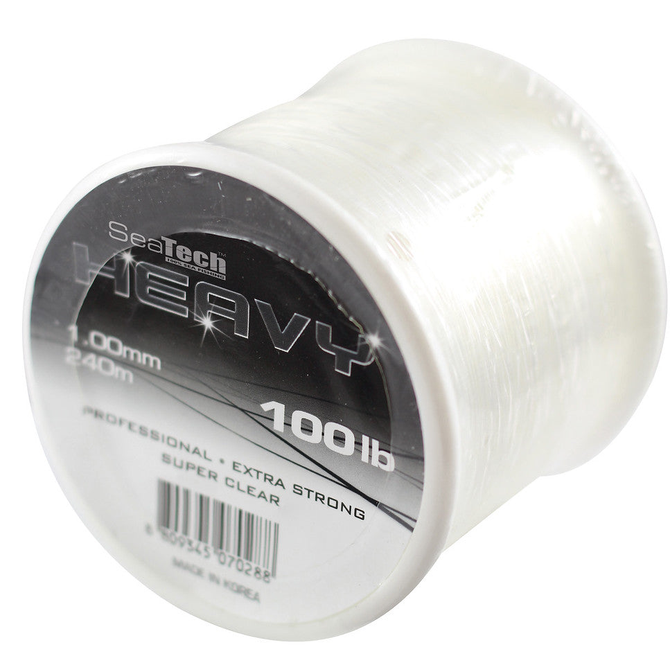 Axia Bulk Spools Extra Strong Clear Mono Fishing Line 50lb - 80lb Size