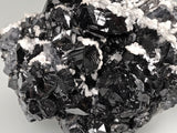 Calcite on Sphalerite and Galena, Borieva Mine, Madan District, Bulgaria, Mined c. 2012, Miniature 5.0 x 6.0 x 7.0 cm, $125.  Online January 30.