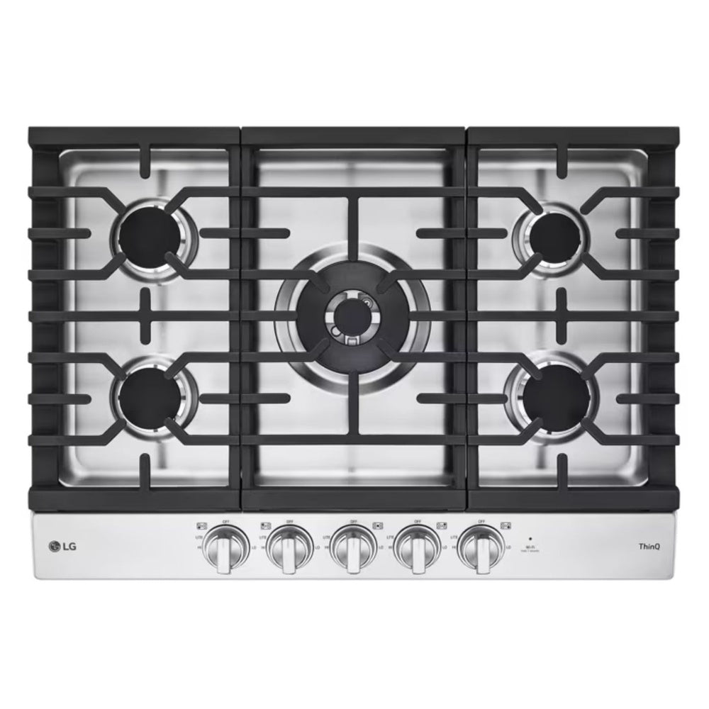 LG-CBGJ3027S-top view with burner