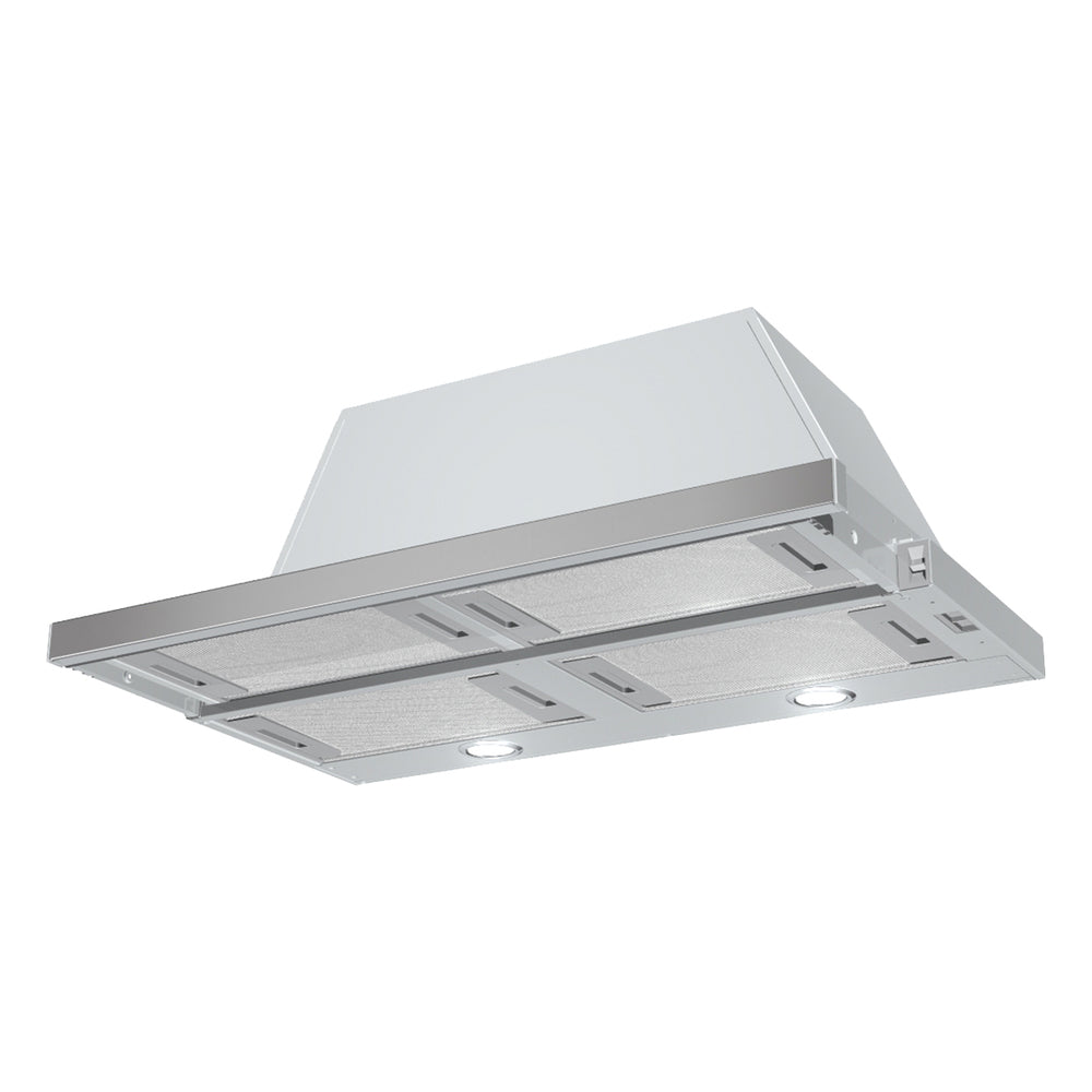 Faber CRIS36SS400 Cristal 36 inch Undercabinet Slide Out Range Hood with Dishwasher Safe Mesh Filters, LED Lighting, in Stainless Steel  (400)