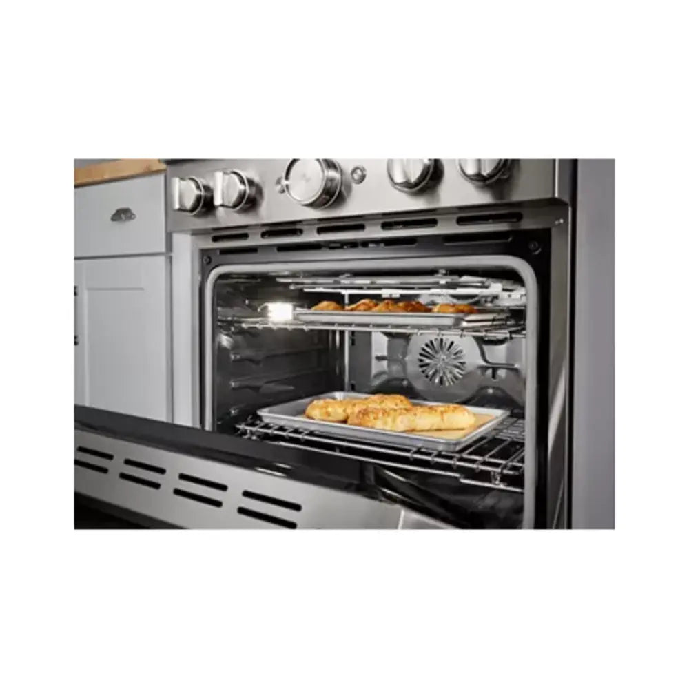 KitchenAid-KFDC500JBK-inside view with food items