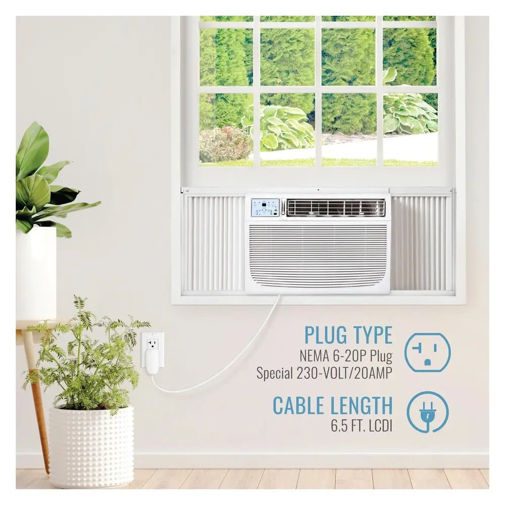 Keystone KSTAW25C Window Air Conditioner with 25000 BTU, up to 1500 sq. ft. Coverage