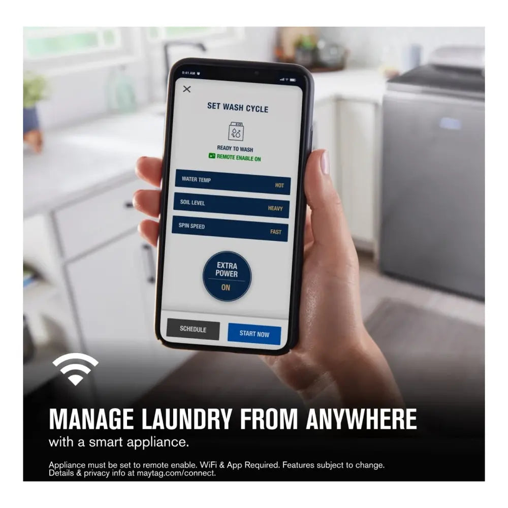 Maytag MVW7230H 28 inch Smart Top Load Washer with 5.2 cu. ft. Capacity, Extra Power and Power Agitator