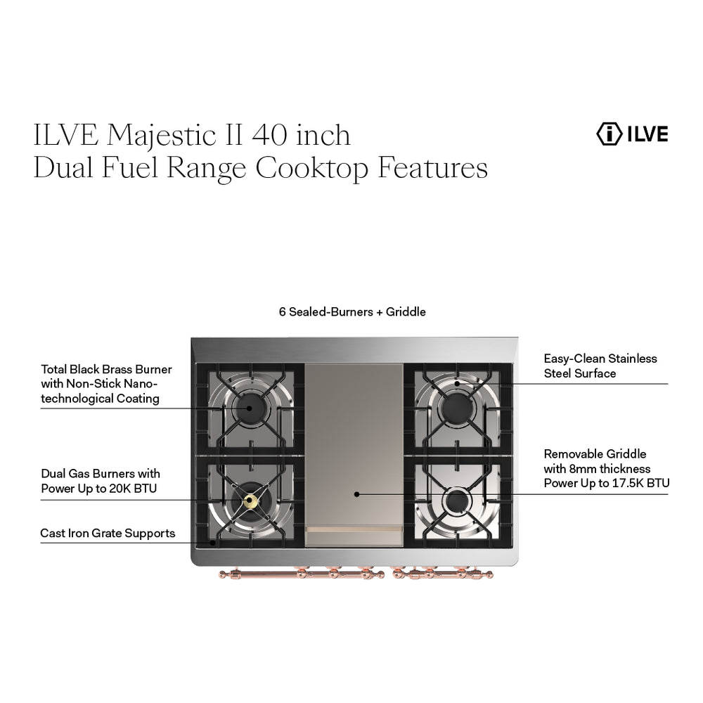 UMD10FDNS3MBG - cooktop features