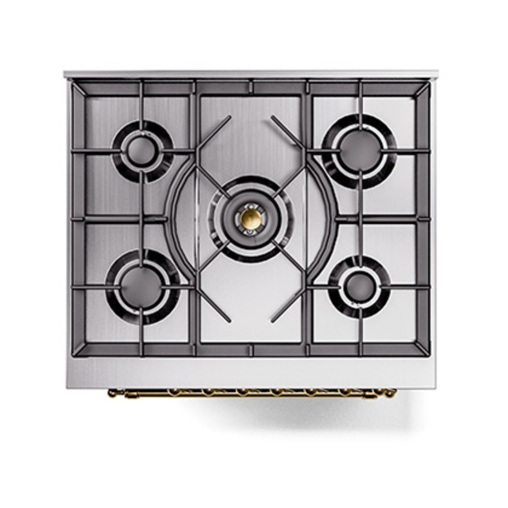 ILVE_UN30QNMPMGGLP_Nostalgie_II_30"_Dual_Fuel_Range_top_view