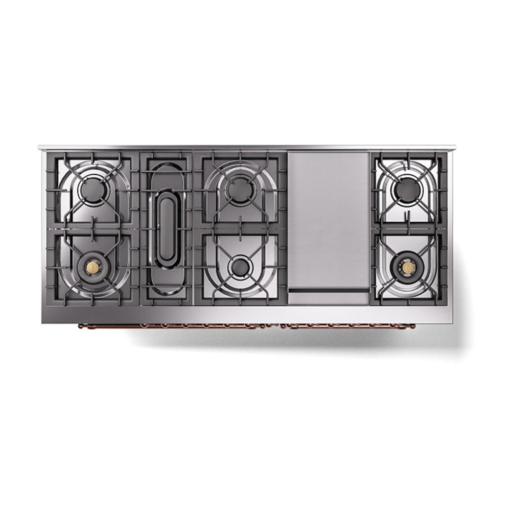 ILVE_UN60FQNMPMBP_Nostalgie_II_60"_Dual_Fuel_Range_top_view