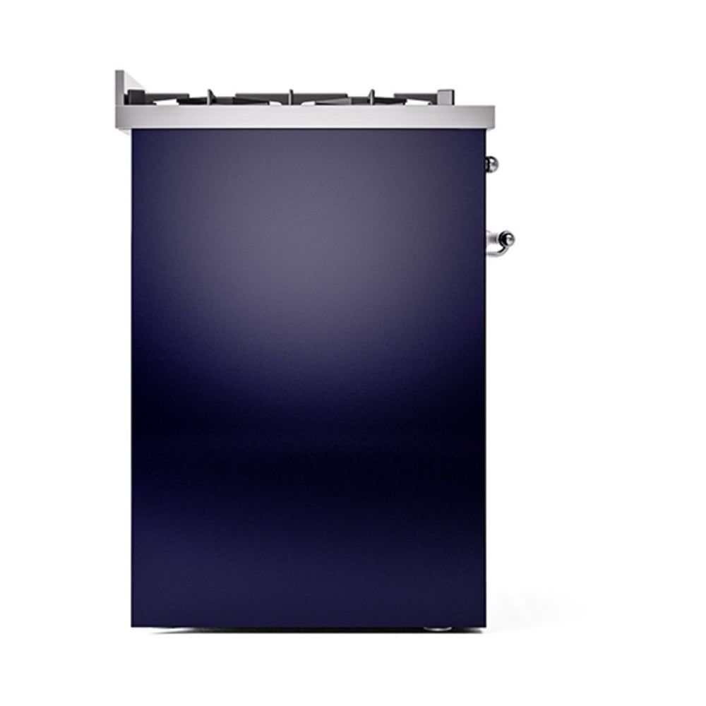 ILVE_UP30QNMPMBCLP_Nostalgie_II_30"_Dual_Fuel_Range_left_side