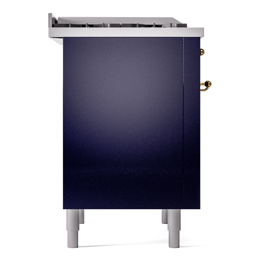 ILVE Nostalgie II 36" UP36FNMPMBG Dual Fuel Range left side