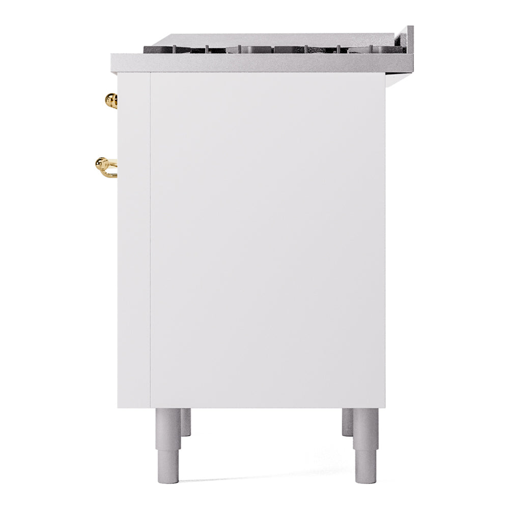 ILVE Nostalgie II 36" UP36FNMPWHGLP Dual Fuel Range right side