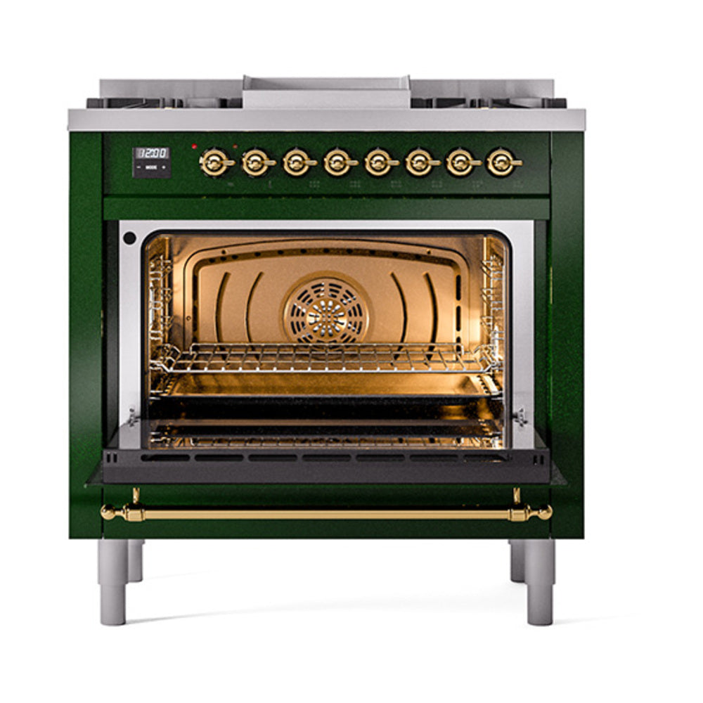 ILVE_UP36FQNMPEGG_Nostalgie_II_oven_door_opened