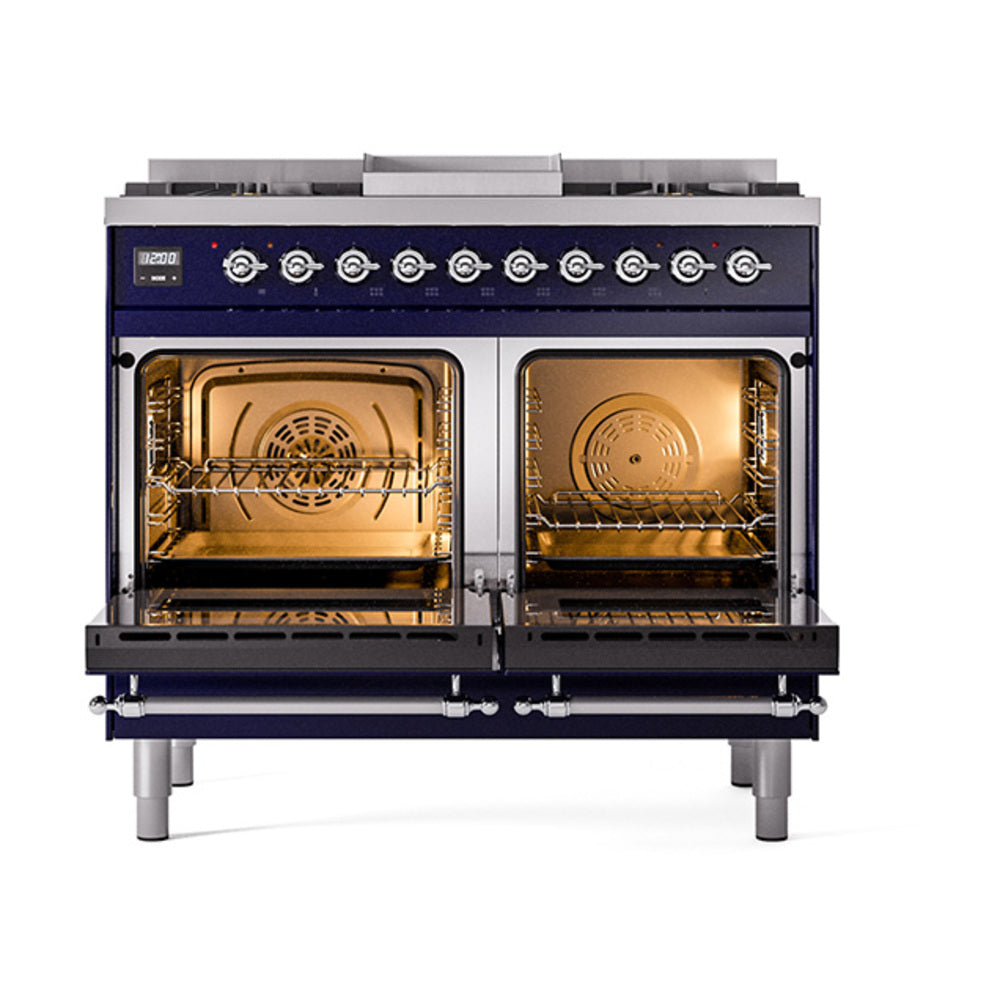 ILVE_UPD40FQNMPMBCLP_Nostalgie_II_oven_door_opened