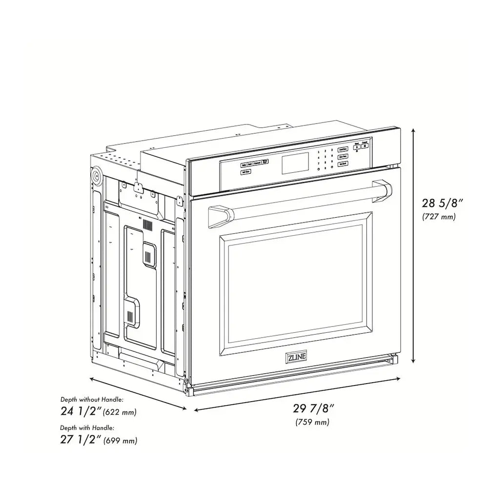 WASBZ30CB-Dimensions