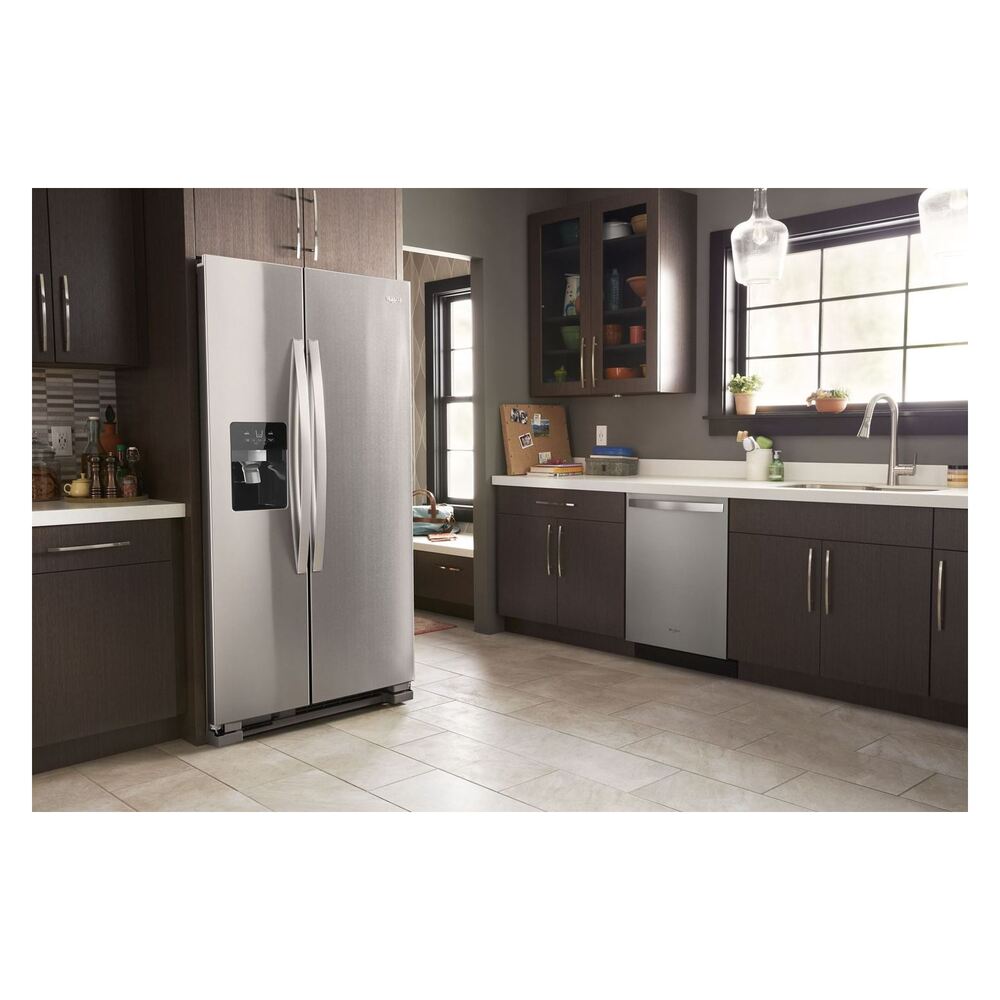 Whirlpool WRS331SDHM 33 inch Side-by-Side Refrigerator with 21 cu. ft. Total Capacity, Energy Star