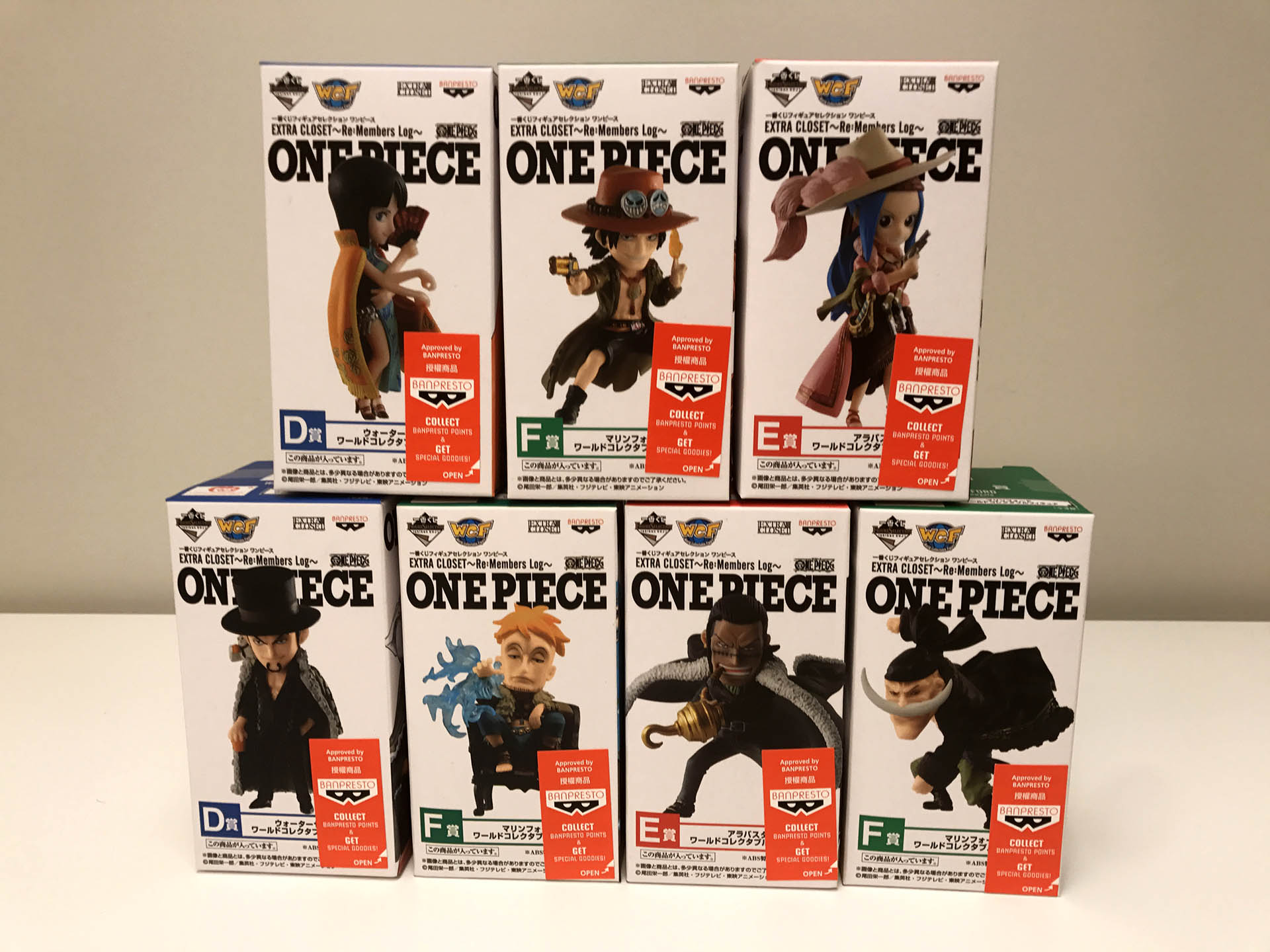 Ichiban Kuji One Piece Extra Closet Mini Figures Set Lootaku