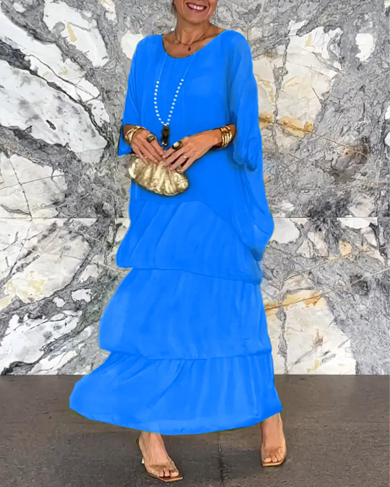 Ciara - Long Loose Dress - Image 5