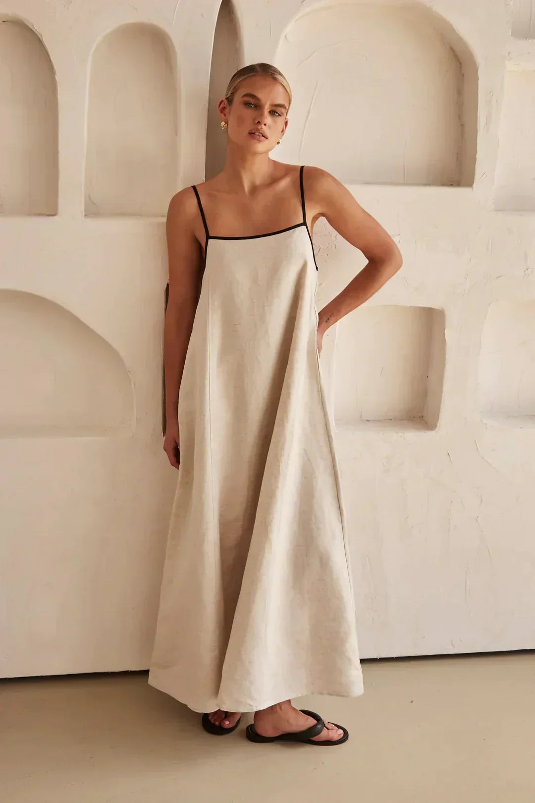Heloise - Linen Maxi Dress - Image 3