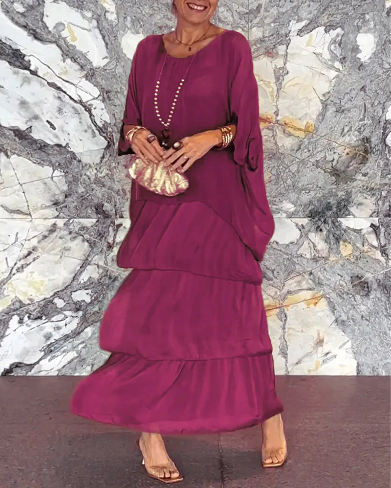 Ciara - Long Loose Dress - Image 4