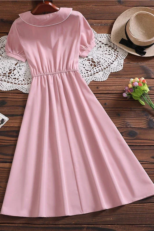 Summer Cute Mori Girl Short Sleeve Dress - Casual Style - Image 6
