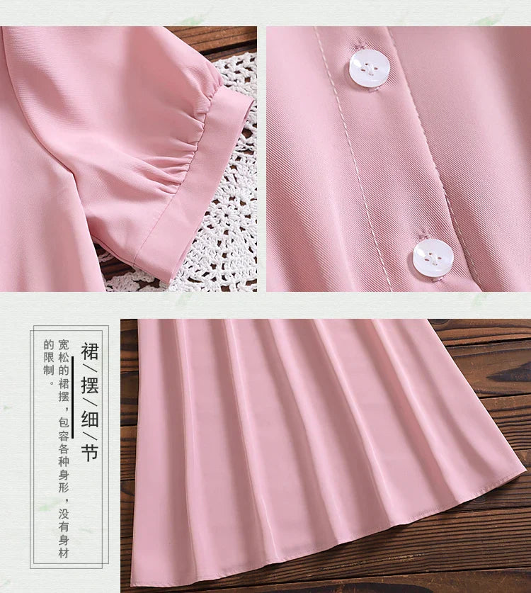 Summer Cute Mori Girl Short Sleeve Dress - Casual Style - Image 18