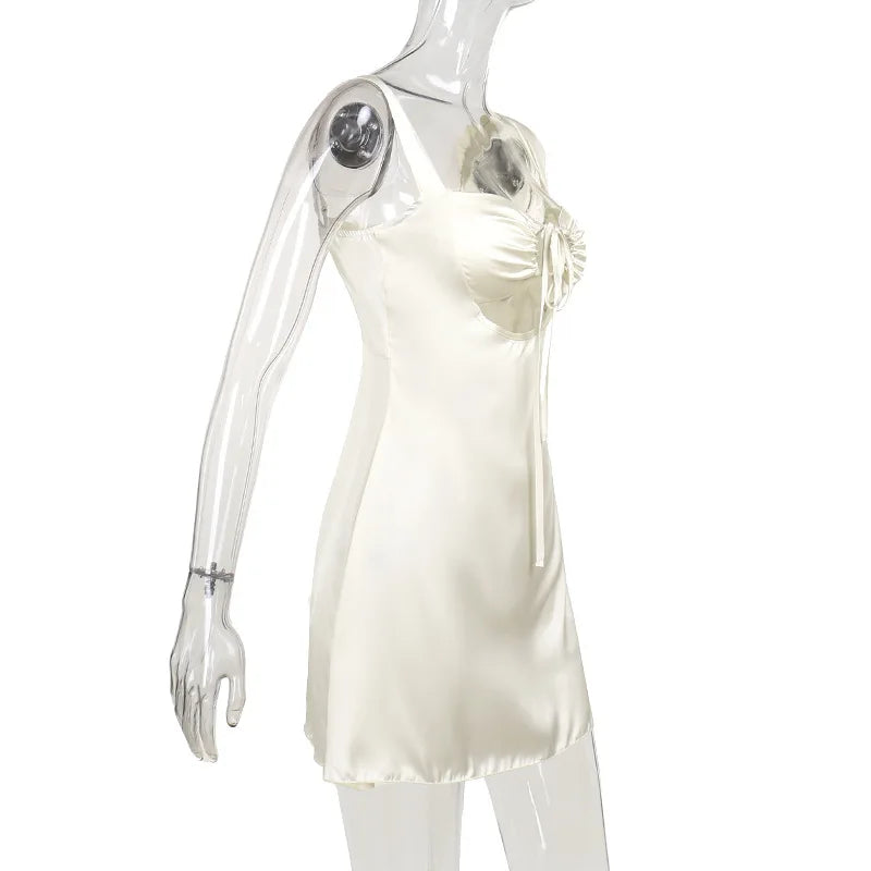 Sexy Mini Bandage Dress with Spaghetti Straps for Summer - Image 23