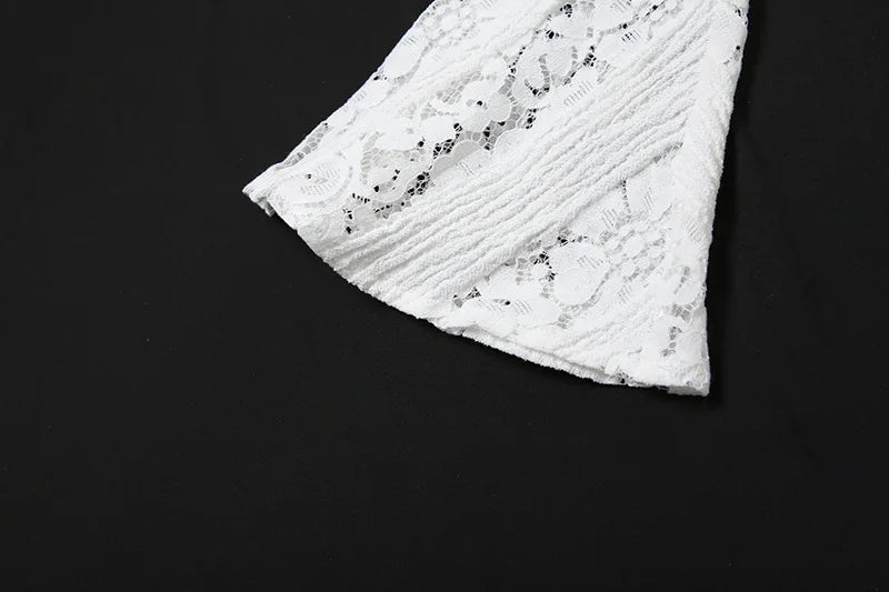 Elegant White Floral Lace Off-Shoulder Maxi Dress for Women - Image 12