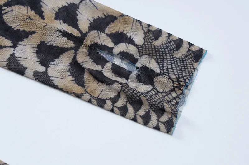 Sheer Mesh Bodycon Midi Dress for Parties and Events - Image 10