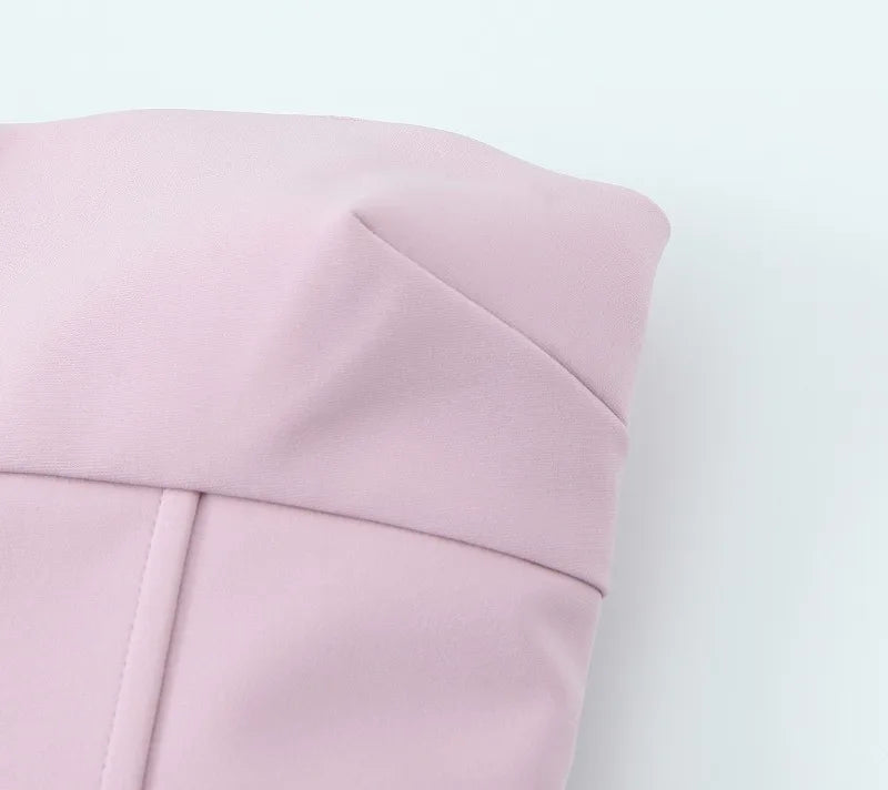 Pink Off-Shoulder Mini Tube Dress for Casual Parties - Image 18