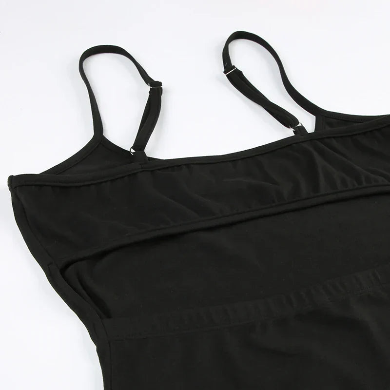 Elegant Backless Split Maxi Dress with Adjustable Straps - Image 14