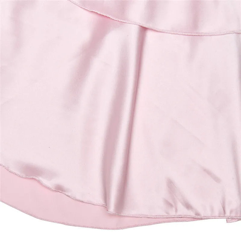 Elegant Ruffled High Split Backless Maxi Dress for Women - Image 17