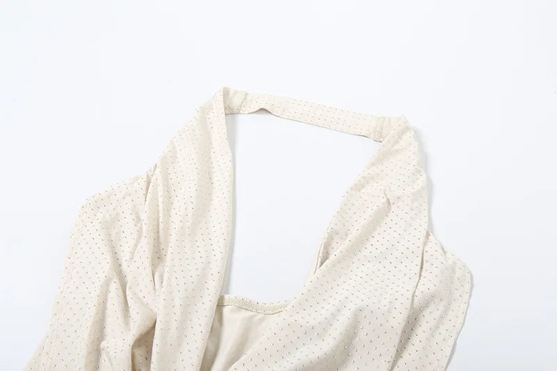 Elegant Deep V Sequin Bodycon Mini Dress for Parties - Image 21