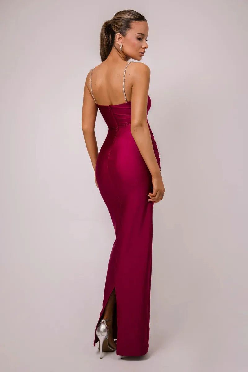 Elegant Backless Glitter Maxi Dress for Women - Image 24
