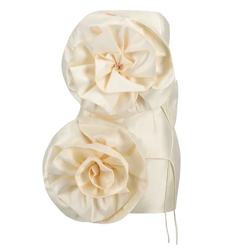 Elegant Floral Back-Tie Dress for Special Occasions - Image 4