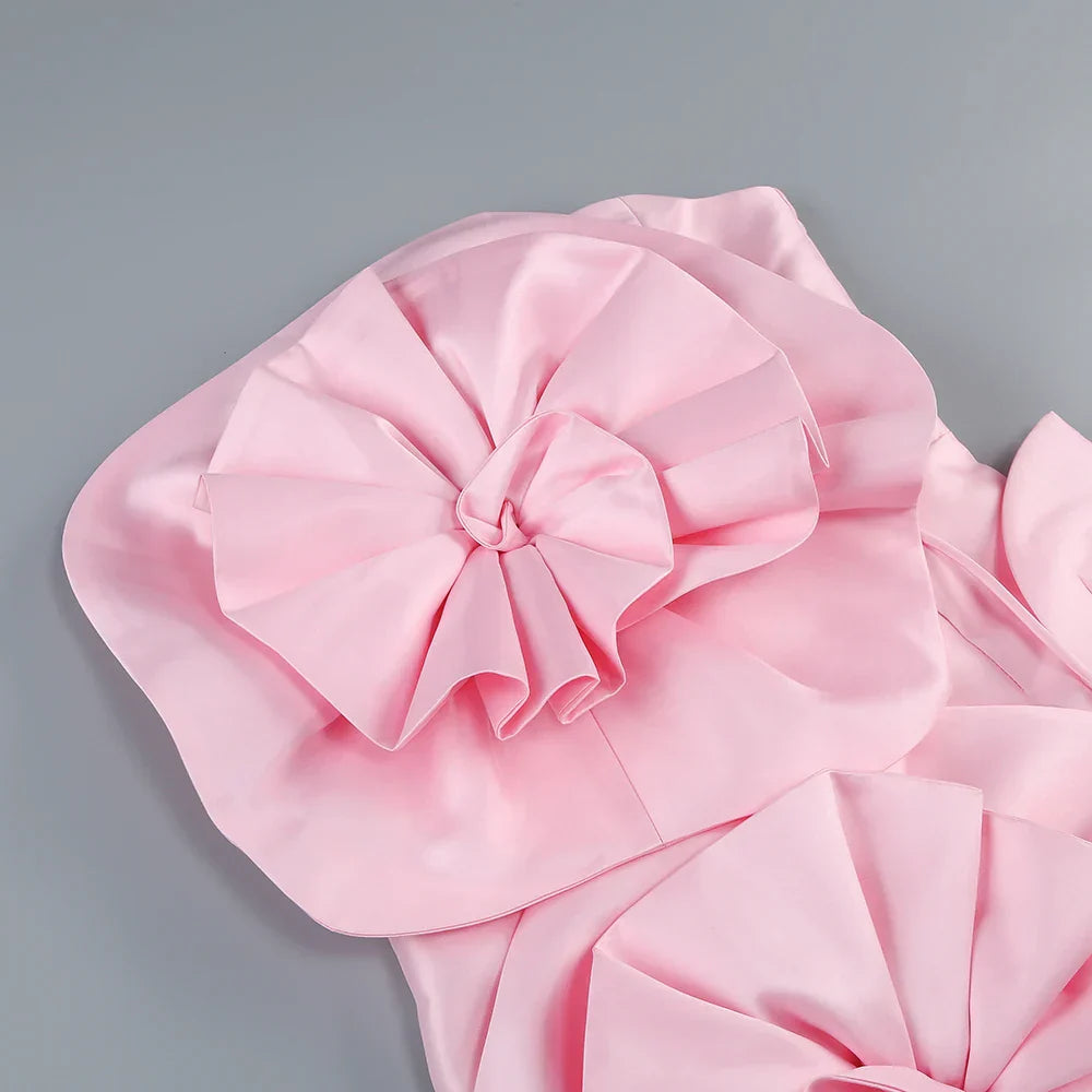 Elegant Floral Back-Tie Dress for Special Occasions - Image 32