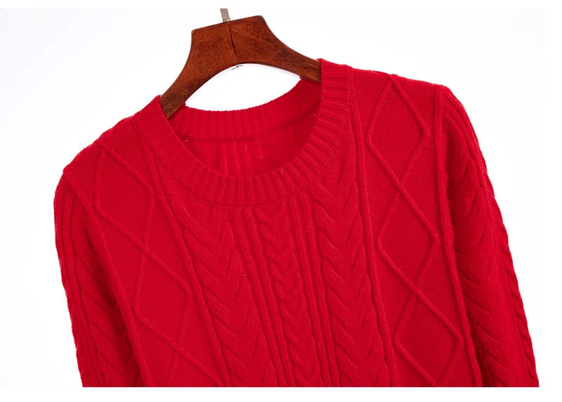 Soft Cozy Wool Knit Mini Dress for Autumn/Winter - Image 16