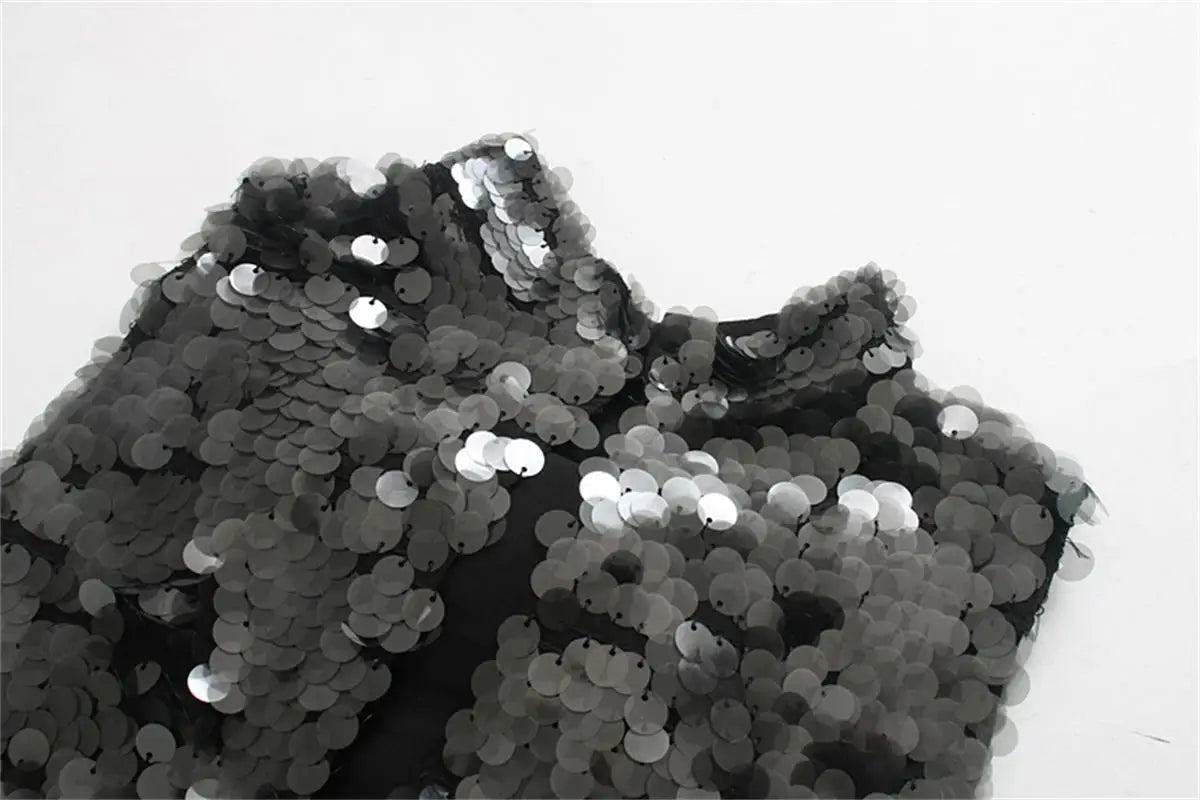 Stylish Pearl Bow Mini Dress for Nightclub Events - Image 4