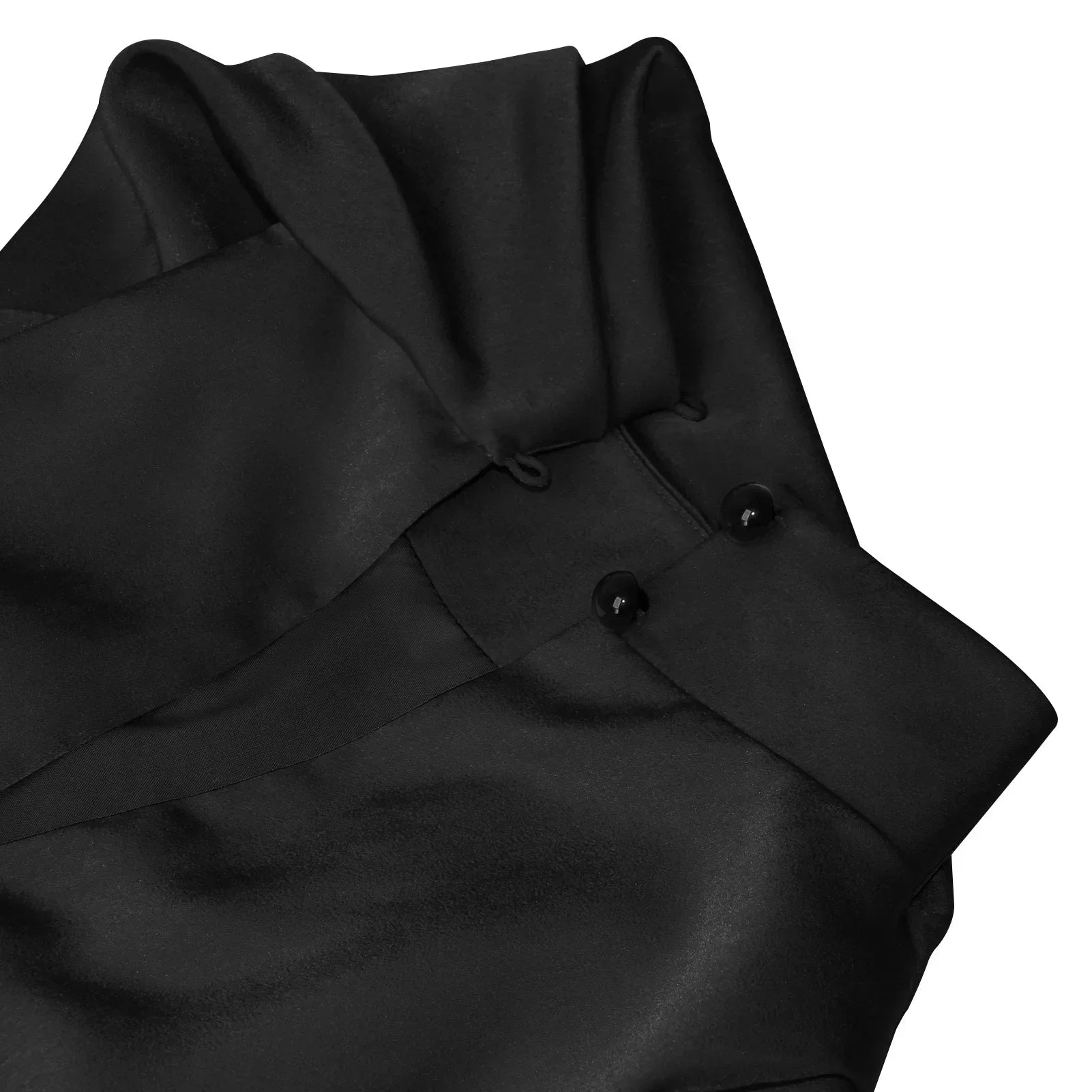 Elegant Sleeveless Lace-Up Satin Summer Dress for Women - Image 10
